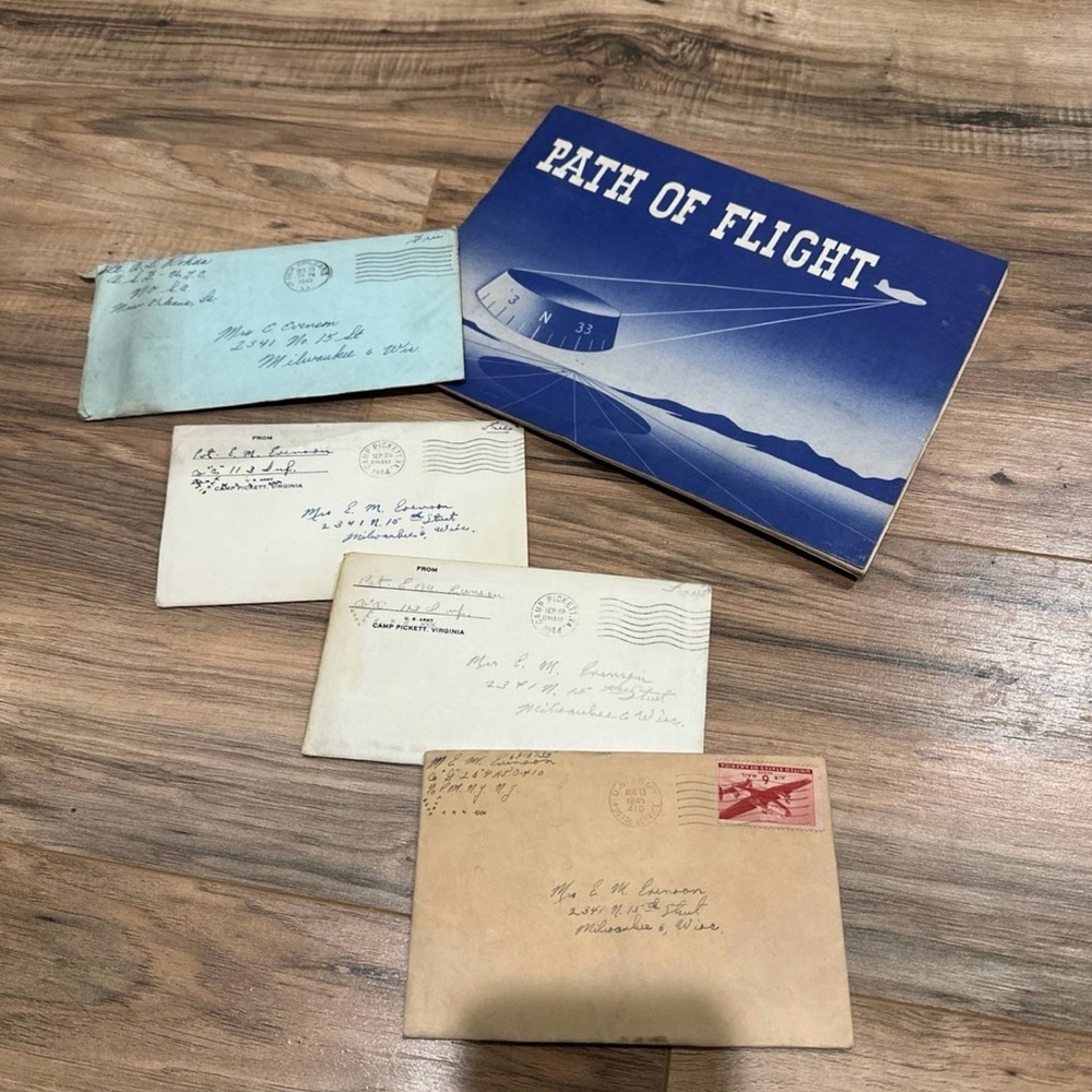 WW2 Letter and book